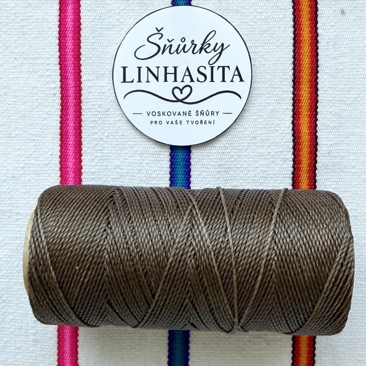 Linhasita 1 mm 26 5 m (hnědá)