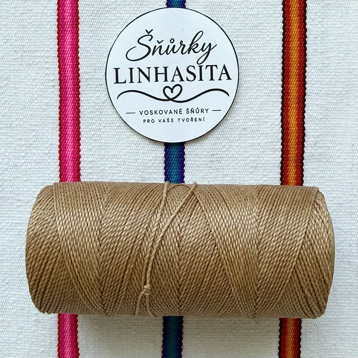 Linhasita 1 mm 602 5 m (světlá hnědá)
