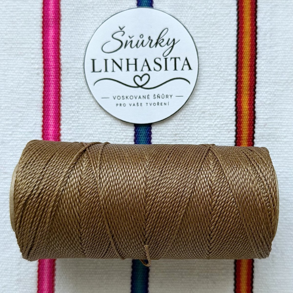 Linhasita 1 mm 604 5 m (středně hnědá)