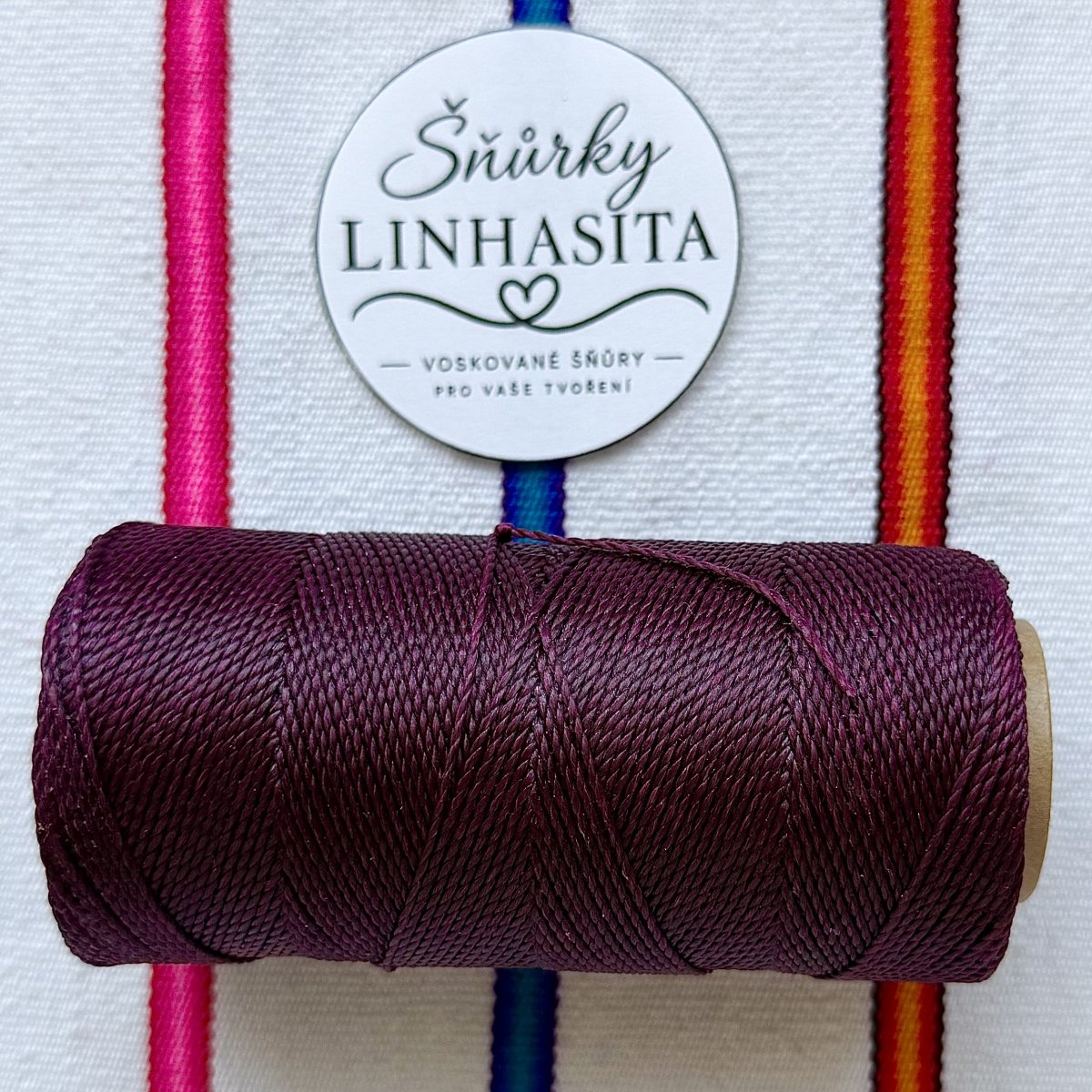 Linhasita 1 mm 630 5 m (tmavě vínová)