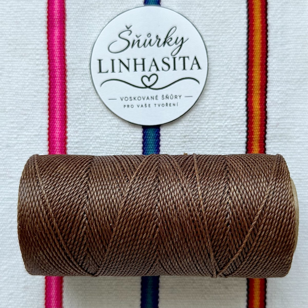Linhasita 1 mm 631 5 m (středně hnědá)