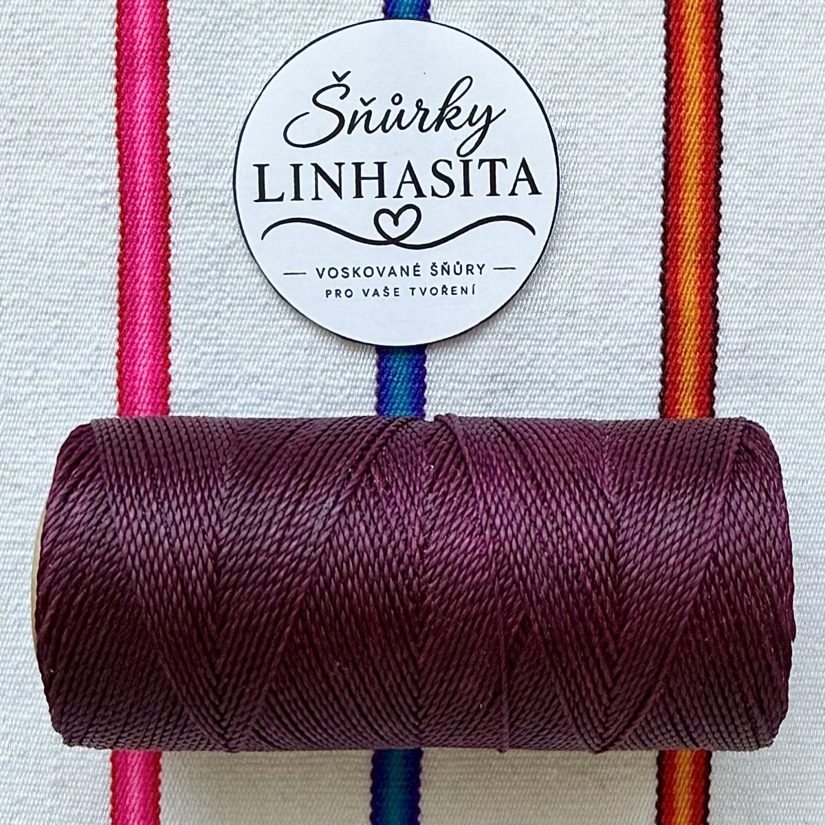 Linhasita 1 mm 632 5 m (tmavě vínová)