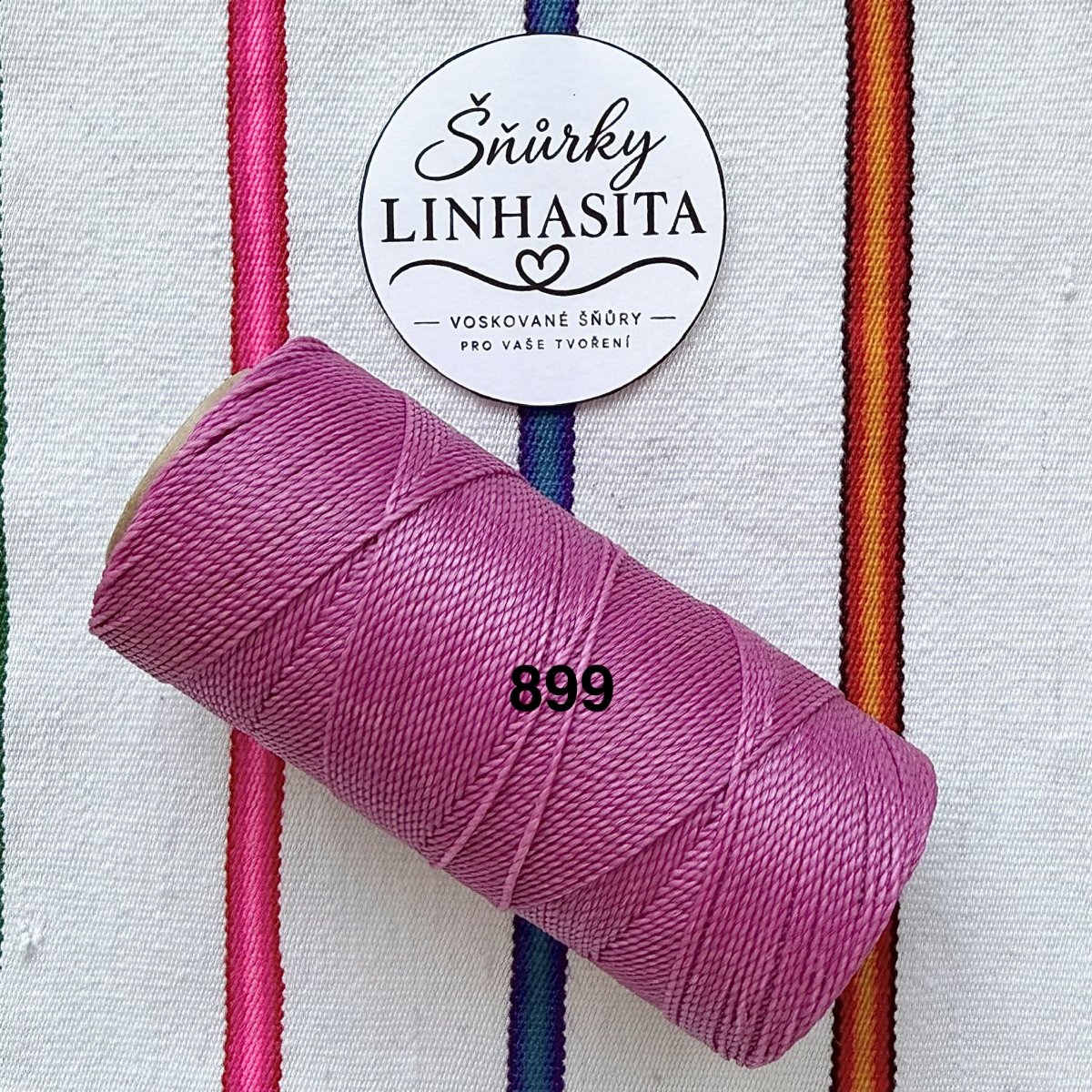 Linhasita 1 mm 899 celá cívka (růžová)