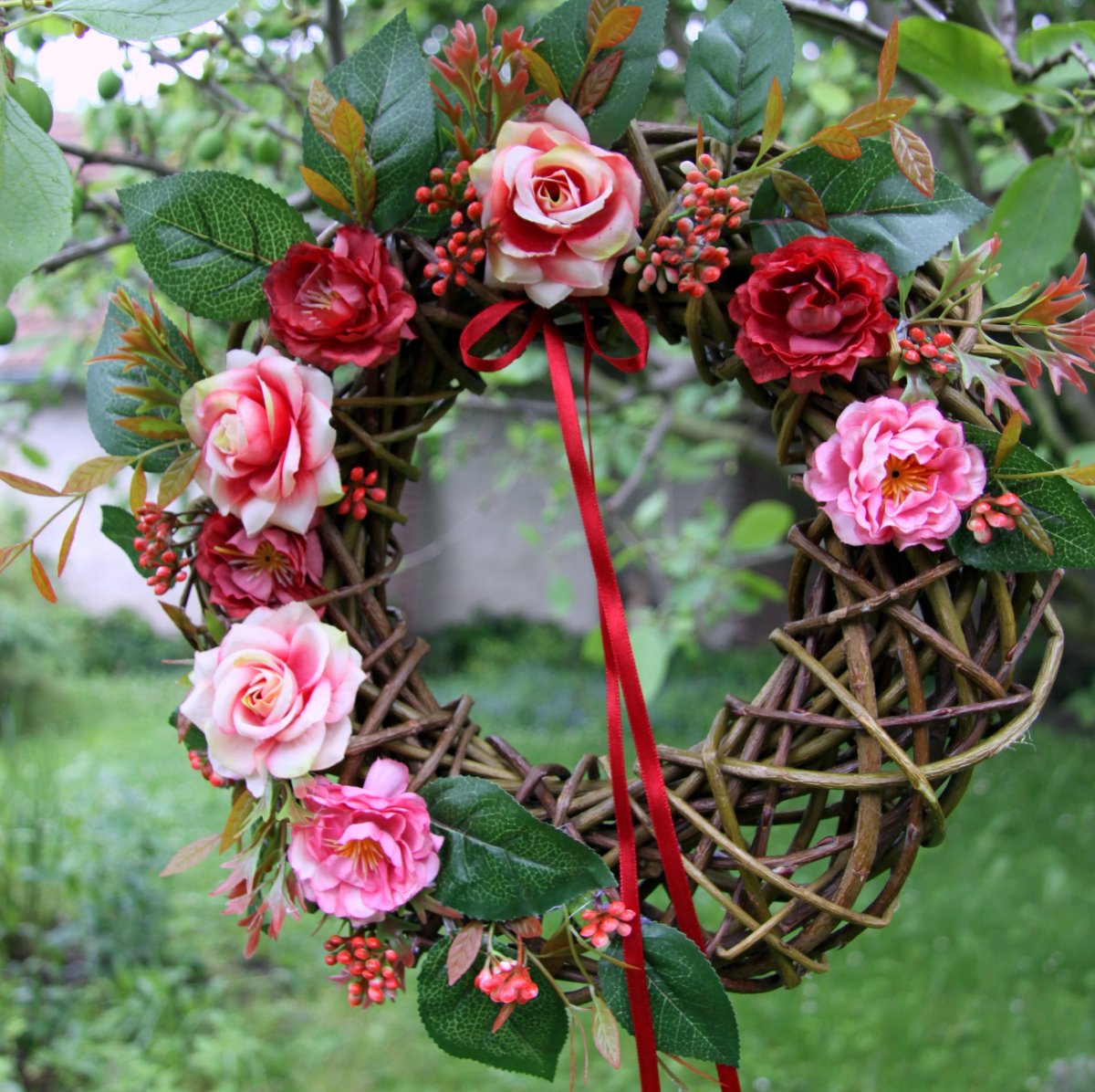 Podzimní sonáta_věnec na dveře