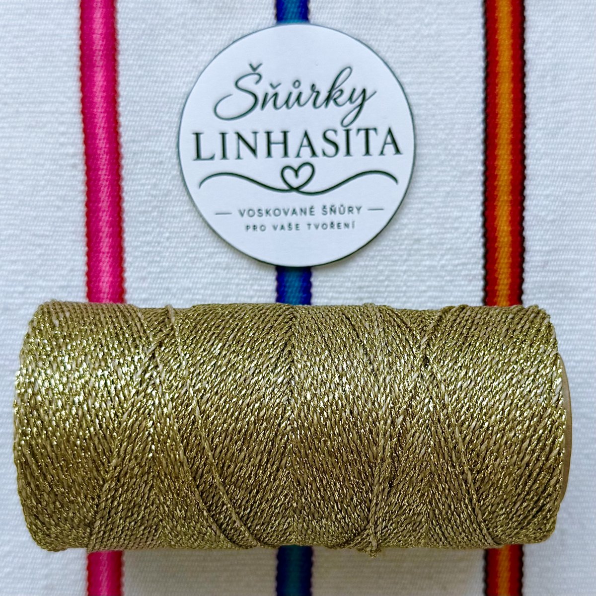 Linhasita 0,5mm OURO 5m (zlatá)