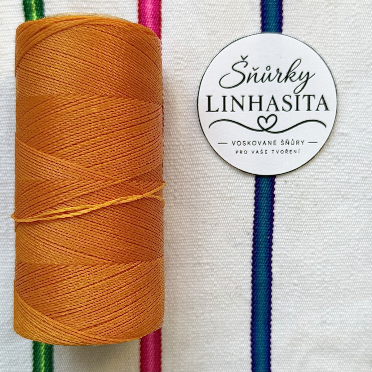 Linhasita 0,5 mm 38 celá cívka (oranžová)