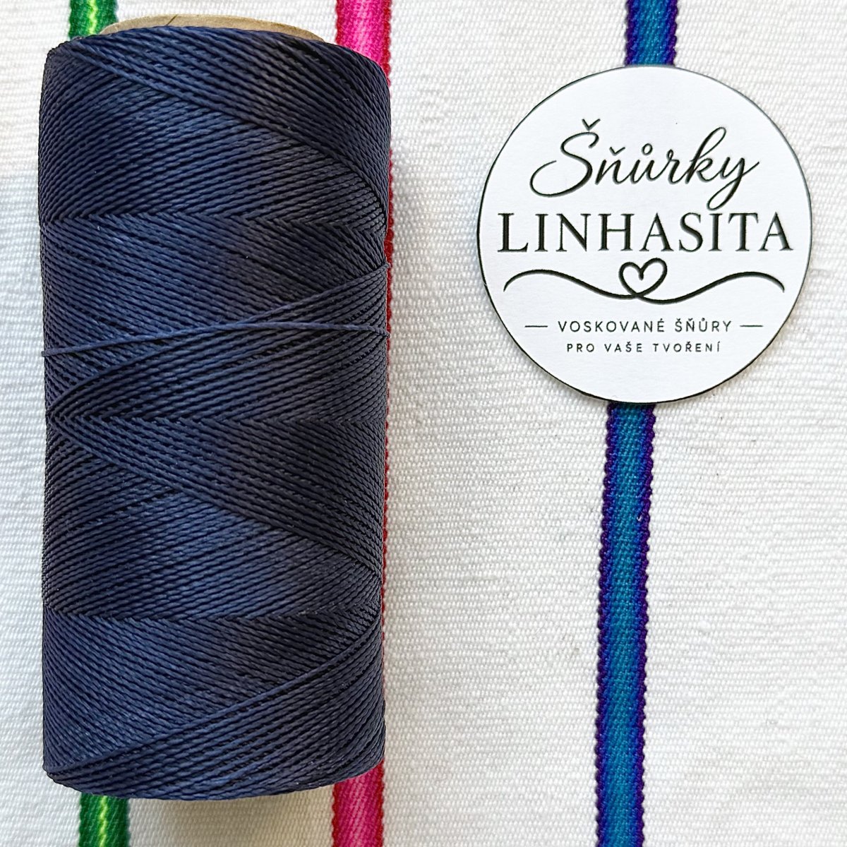 Linhasita 0,5 mm 70 celá cívka (námořnická modrá)