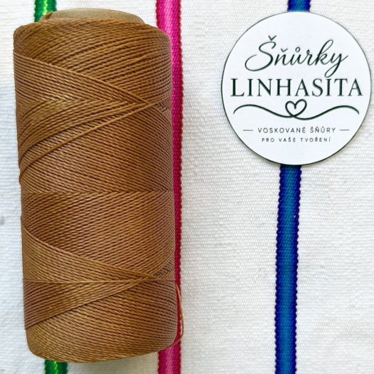 Linhasita 0,75 mm 203 celá cívka (rezavá)