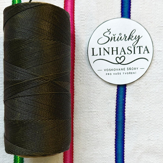 Linhasita 0,5 mm 205 celá cívka (tmavá hnědá)