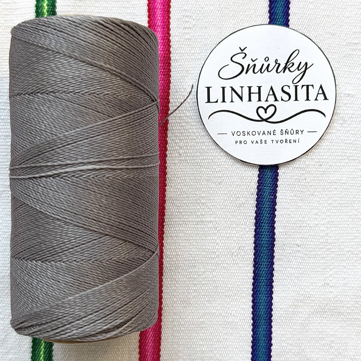 Linhasita 0,5 mm 208 celá cívka (šedá)