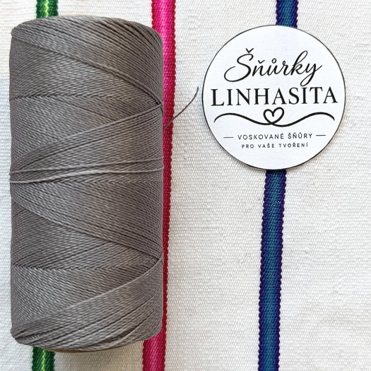 Linhasita 0,5 mm 208 celá cívka (šedá)