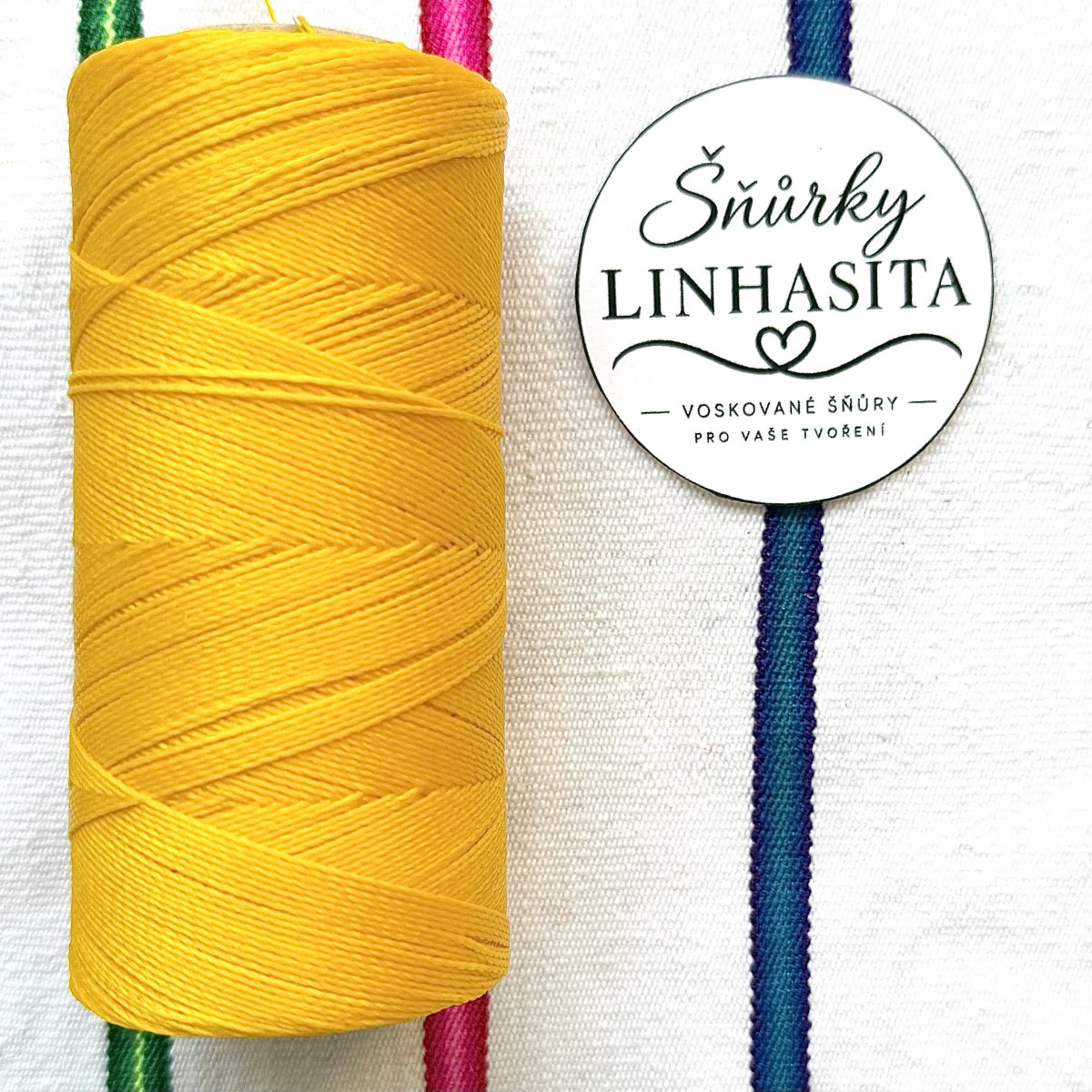 Linhasita 0,5 mm 218 celá cívka (žlutá)