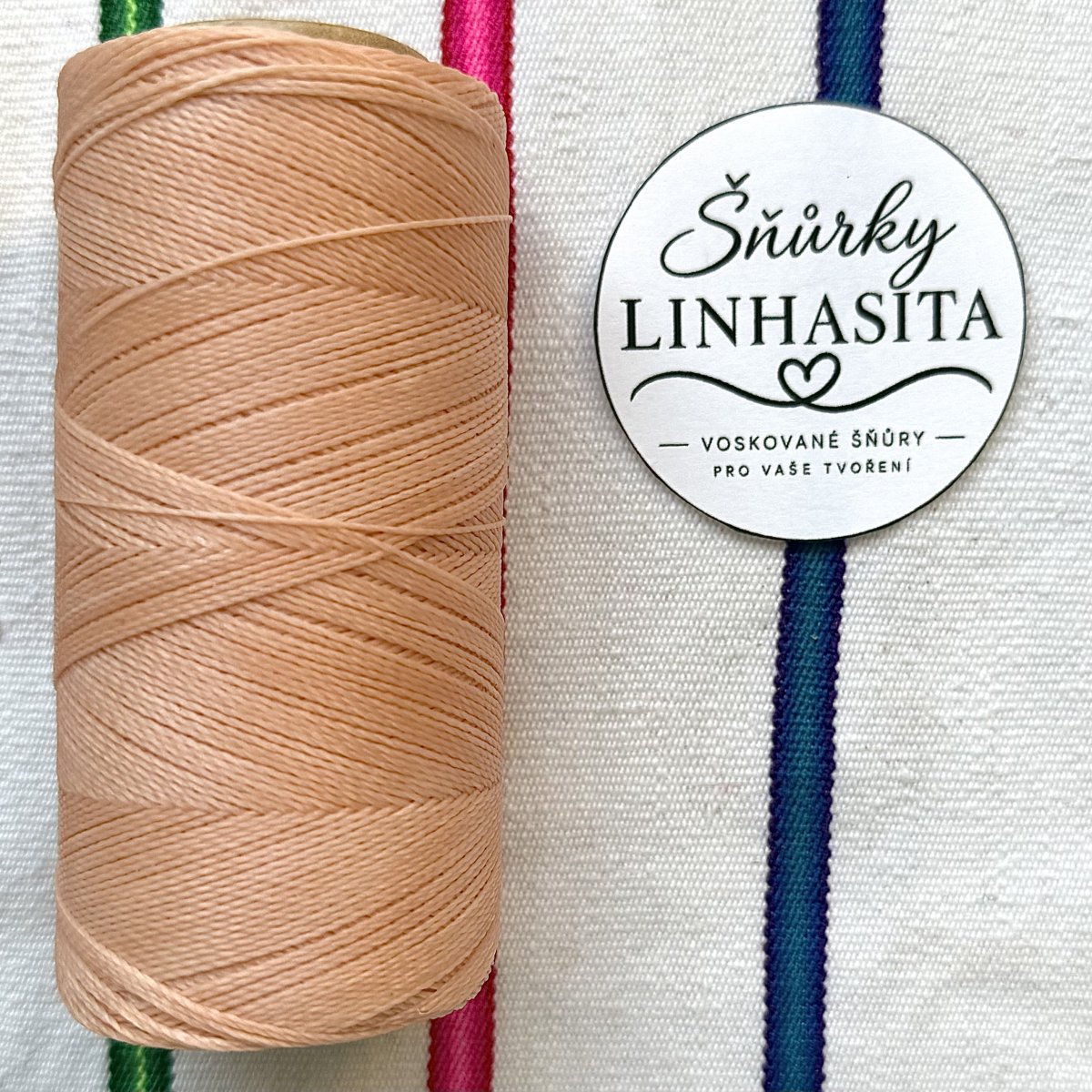 Linhasita 0,5 mm 234 celá cívka (meruňková)