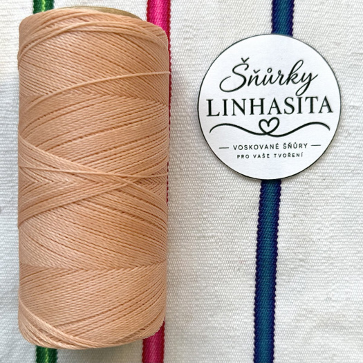 Linhasita 0,5 mm 238 celá cívka (meruňková)