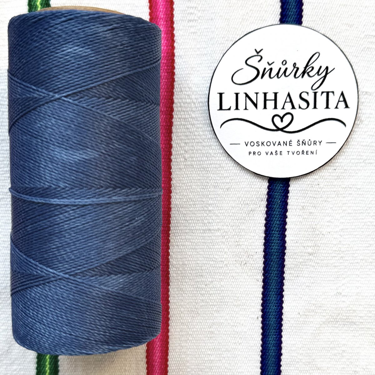 Linhasita 0,75 mm 298 celá cívka (tmavě modrá)