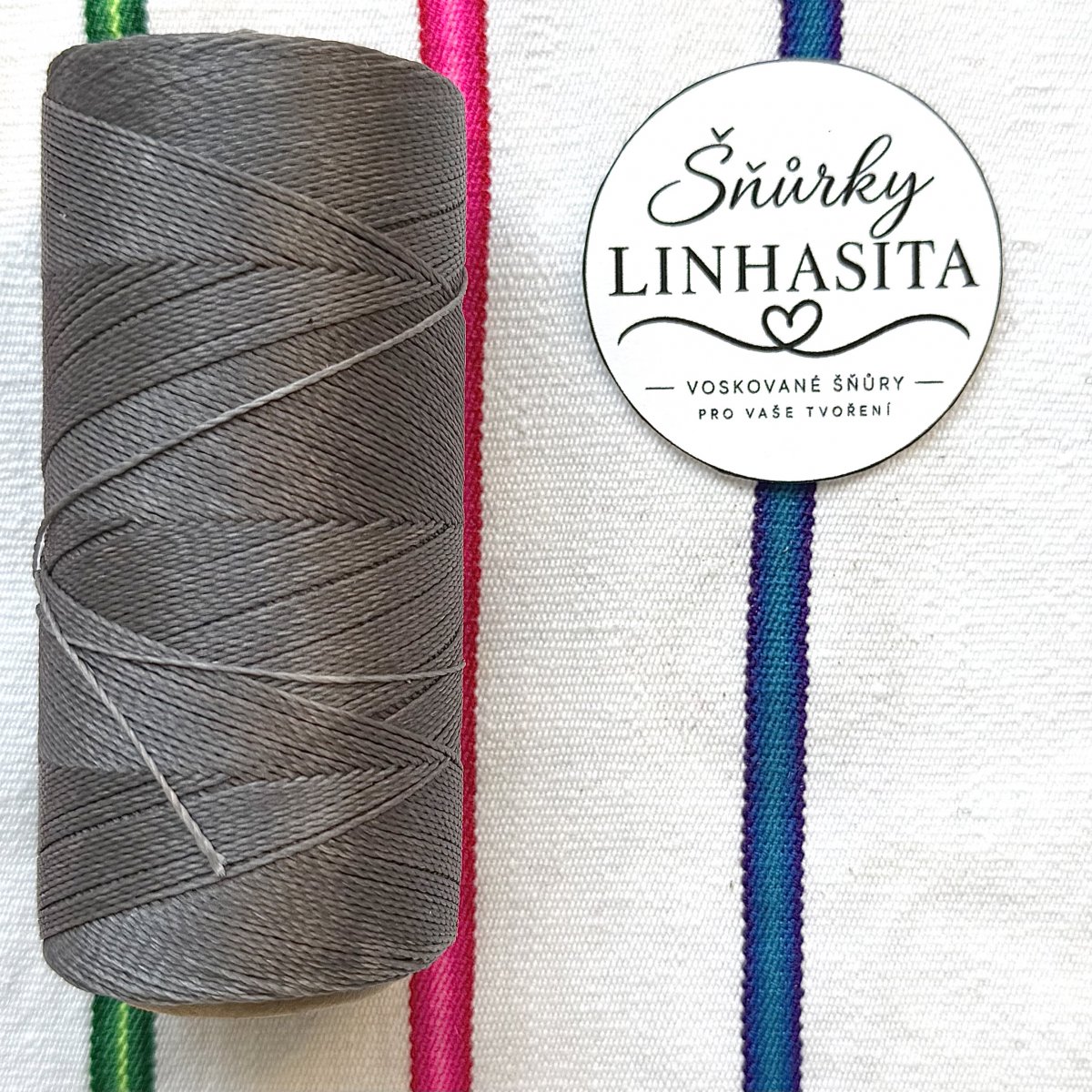 Linhasita 0,5 mm 336 celá cívka (šedá)