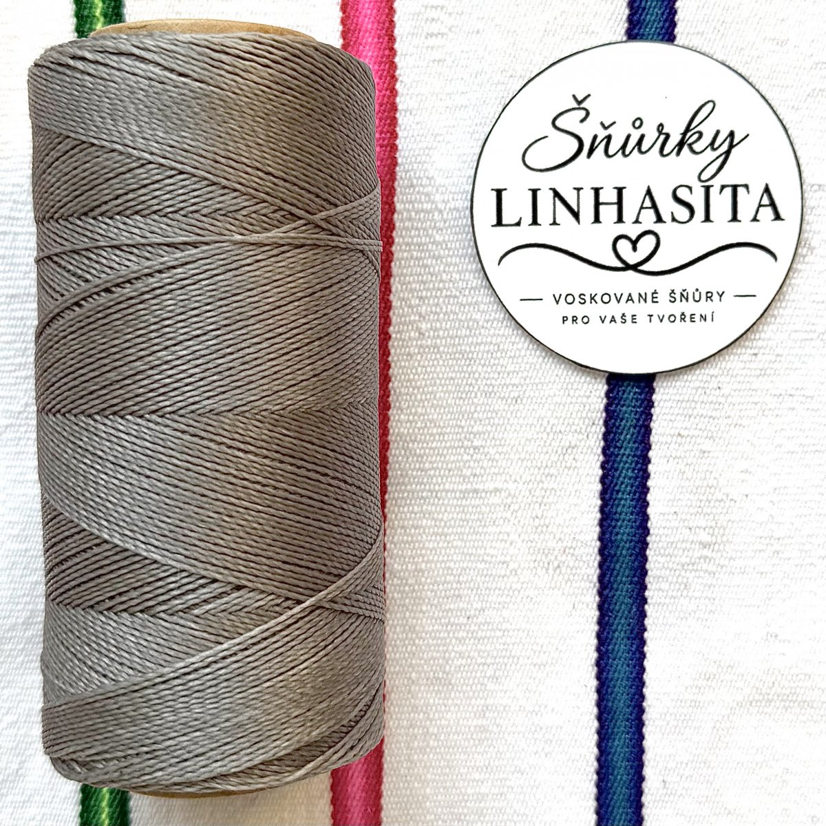 Linhasita 0,75 mm 544 celá cívka (šedá)