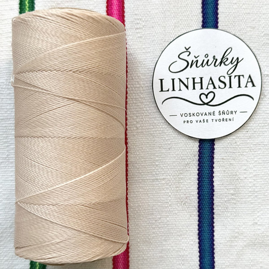 Linhasita 0,5 mm 548 celá cívka (světlá béžová)