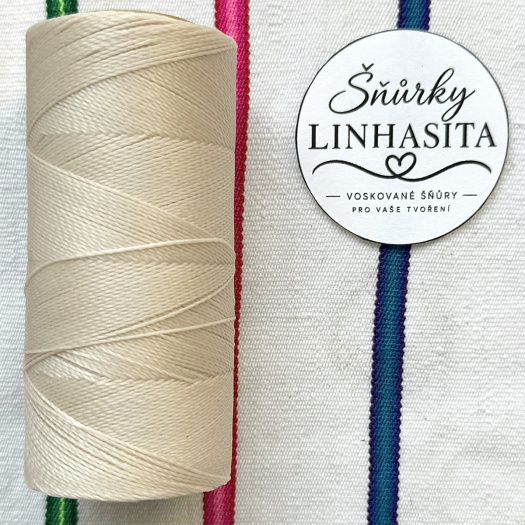 Linhasita 0,5 mm 924 celá cívka (světlá písková)