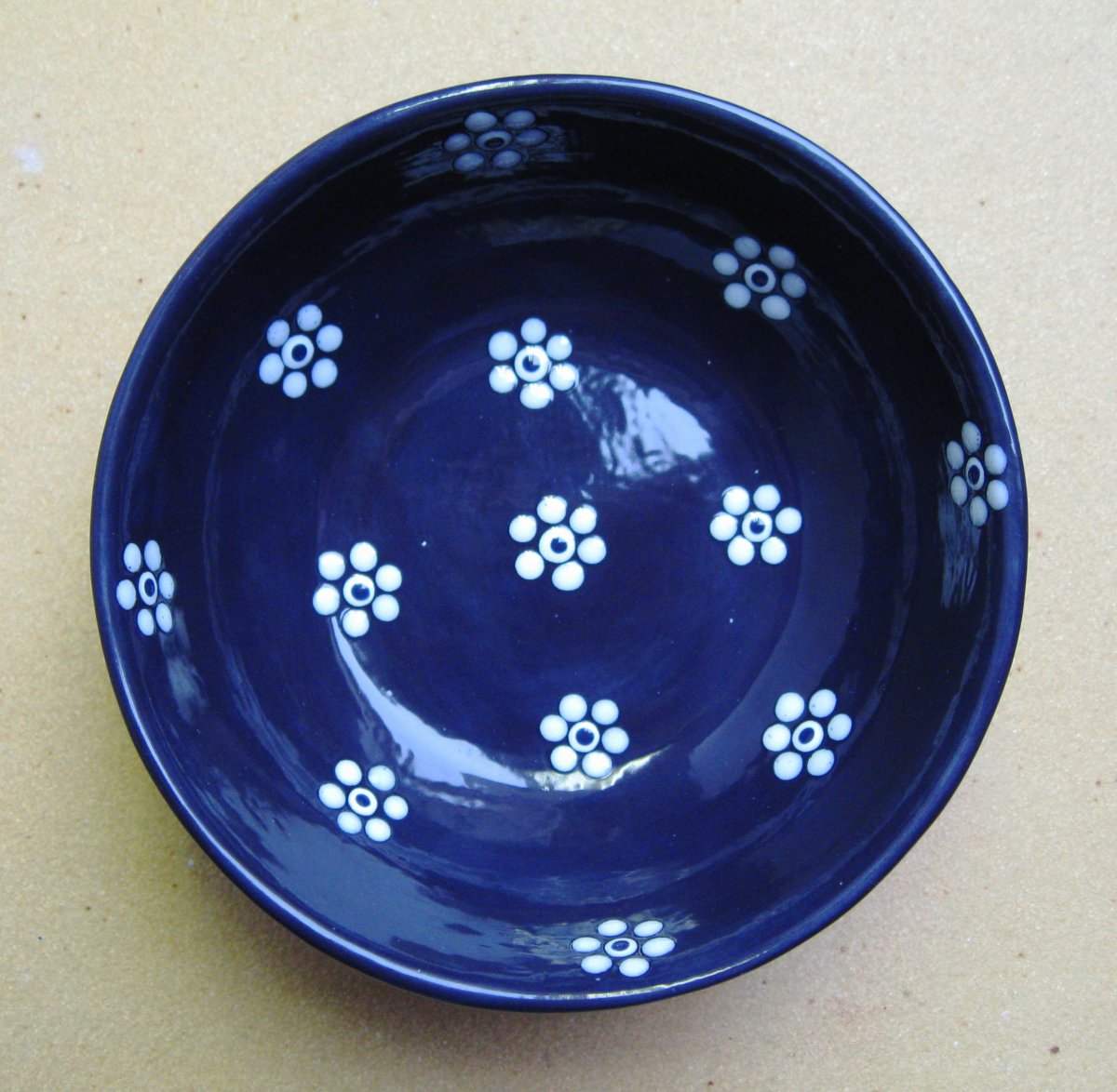 Modrotisk - keramická miska