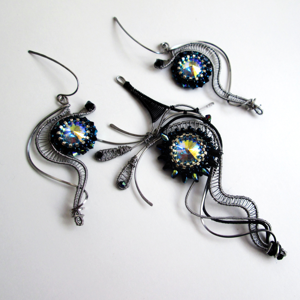 Swarovski sada - s Crystal AB REZERVACE