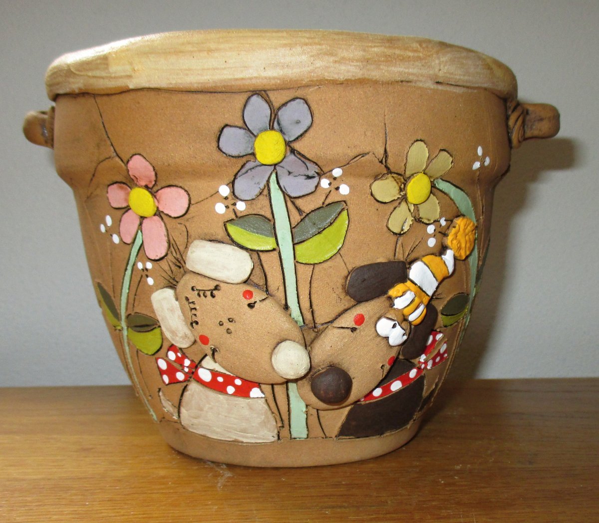 Obal na květináč - Pejsci