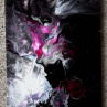 Abstraktní obraz Bouře II. 20x50