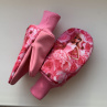 Softshellové rukavice-sladce růžová
