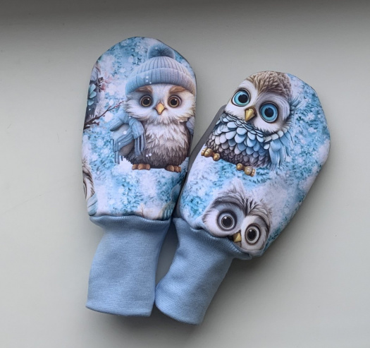 Softshellové rukavice-zimní sovičky