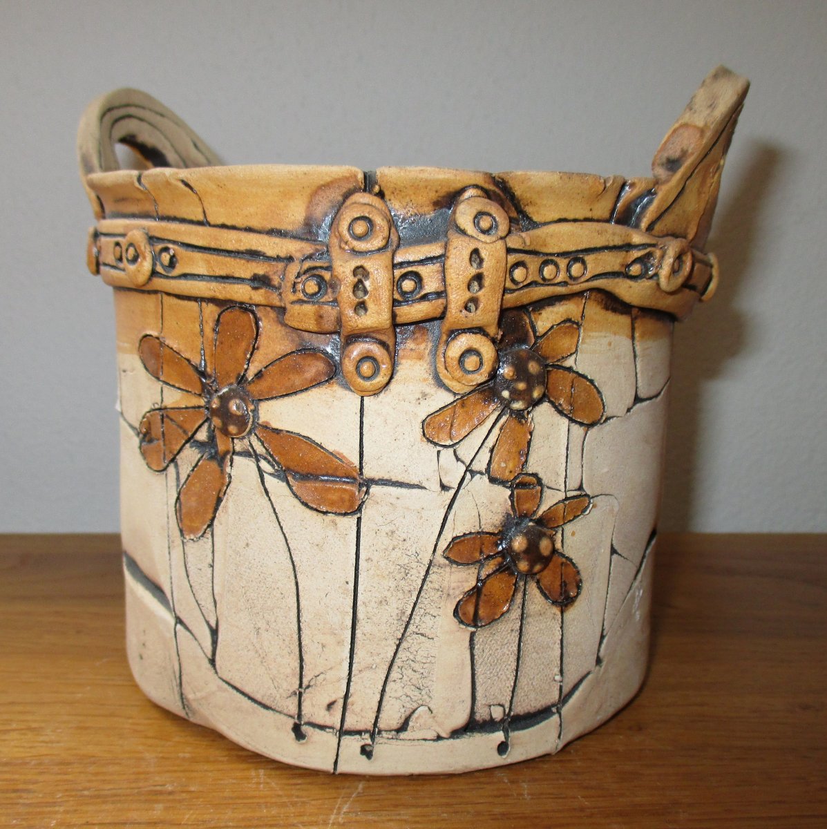 AKCE - Obal na květináč - Kytičky