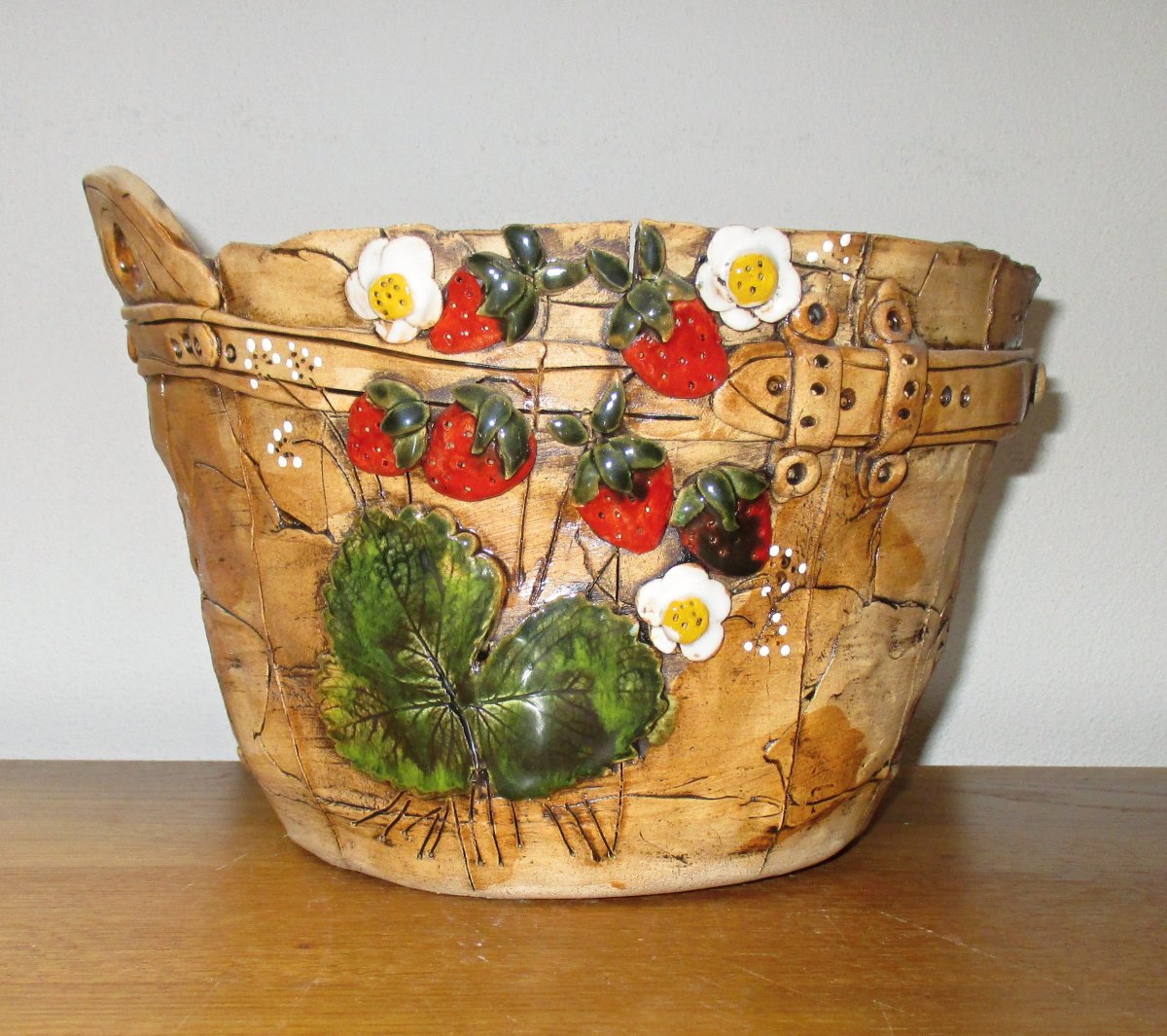 Obal na květináč -Jahody