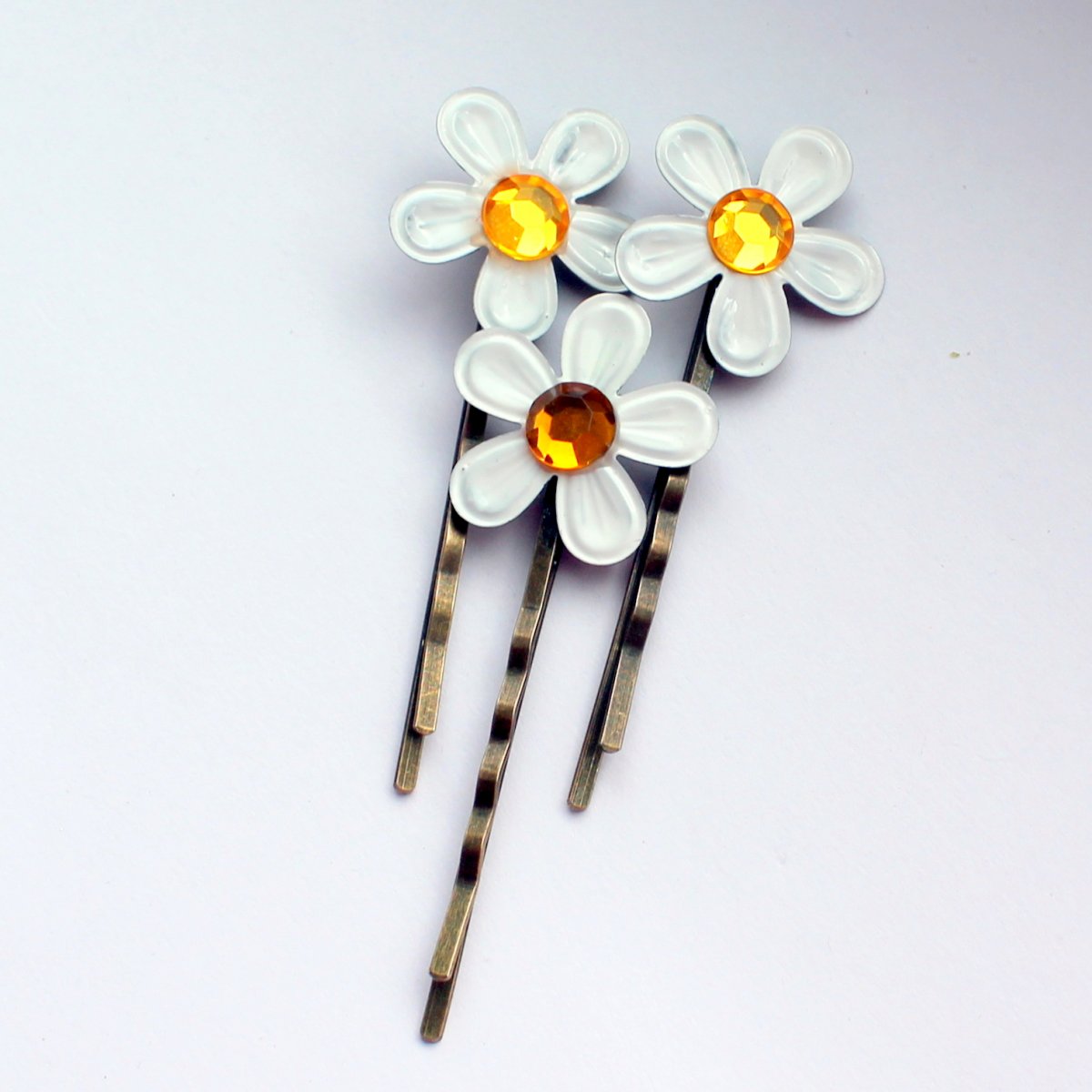 Květinková pírka do vlasů 1 ks