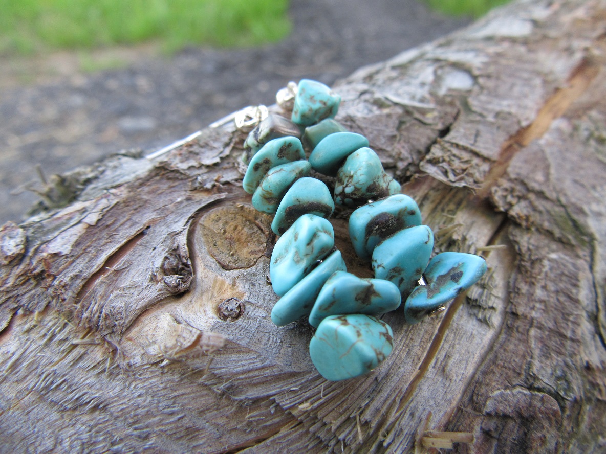 Náušnice z tyrkysu