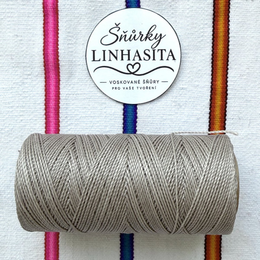 Linhasita 1mm 05 5m (šedá)