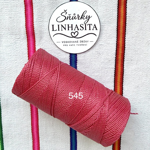 Linhasita 1 mm 545 celá cívka (malinová)