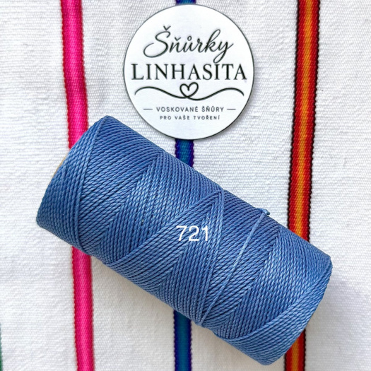 Linhasita 1 mm 721 celá cívka (modrá)