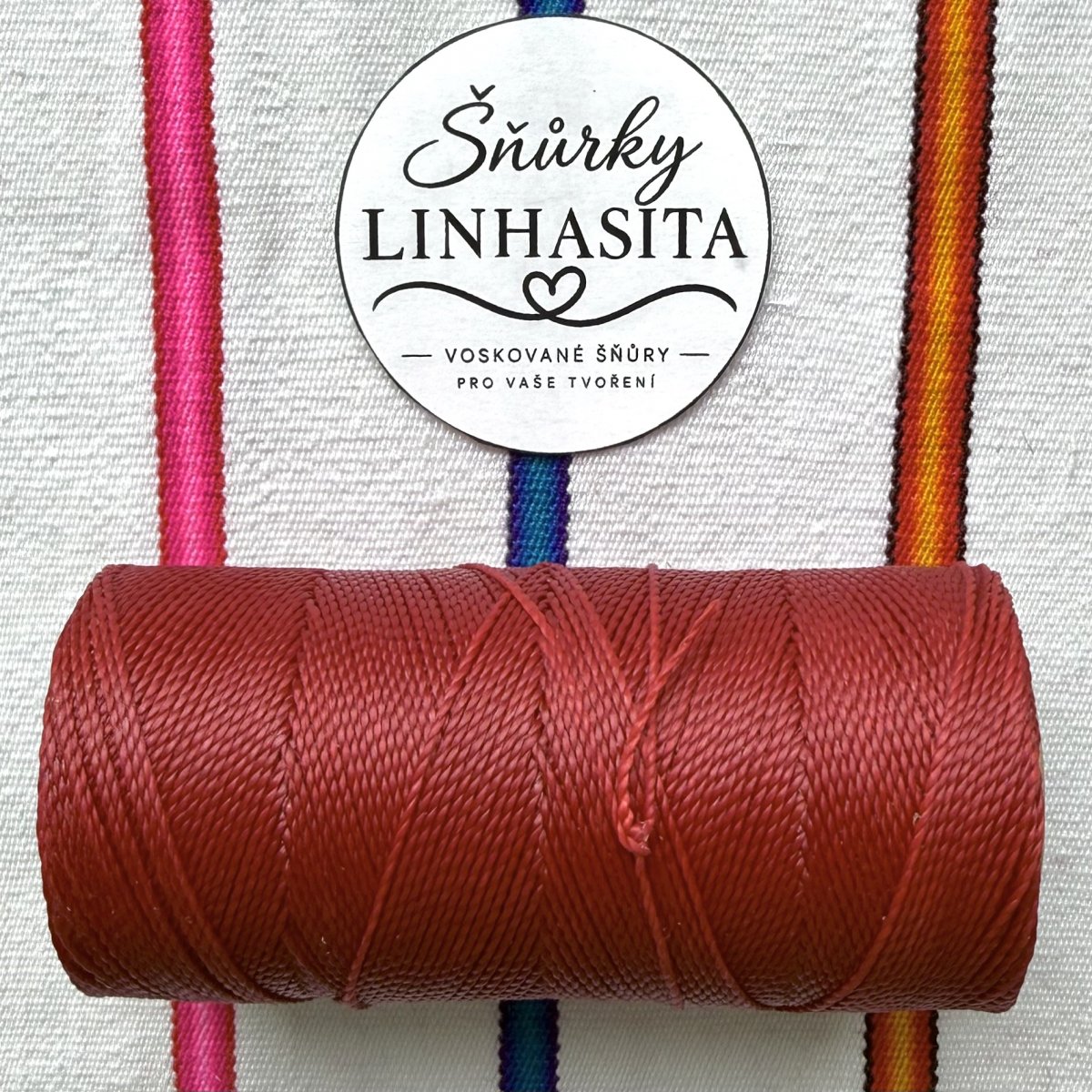 Linhasita 1mm 44 5m (červená)