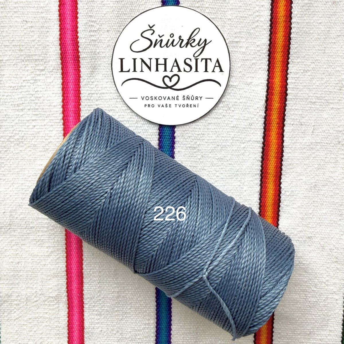 Linhasita 1 mm 226 celá cívka (modrá)