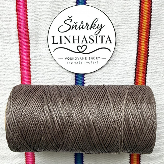 Linhasita 1 mm 664 5m (teplá šedá)