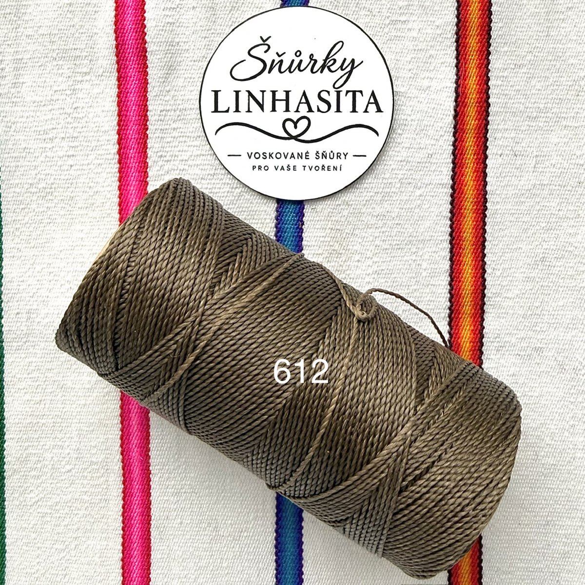Linhasita 1 mm 511 celá cívka (šedohnědá)