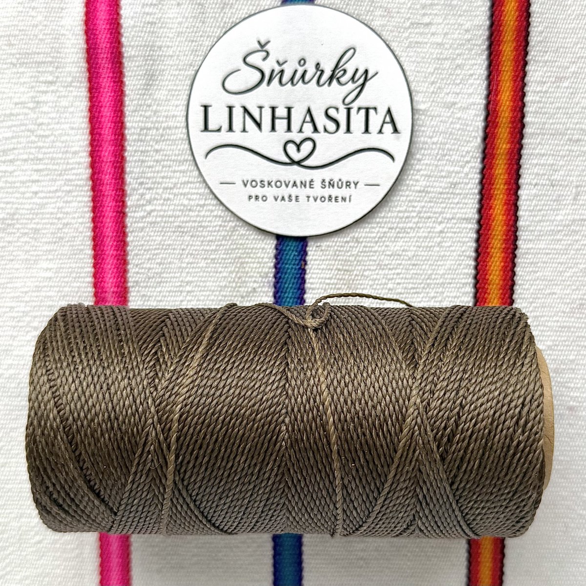 Linhasita 1mm 511 5m (šedohnědá)