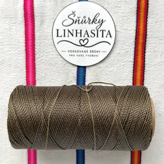 Linhasita 1mm 511 5m (šedohnědá)