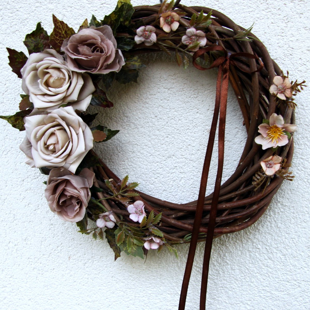 Čokoládový věnec na dveře 