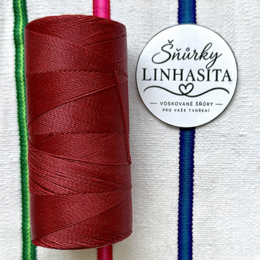 Linhasita 0,5 mm 50 celá cívka (červená)