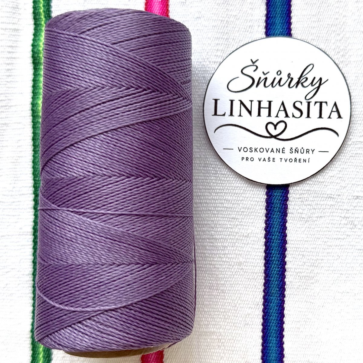 Linhasita 0,75 mm 69 celá cívka (levandulová)