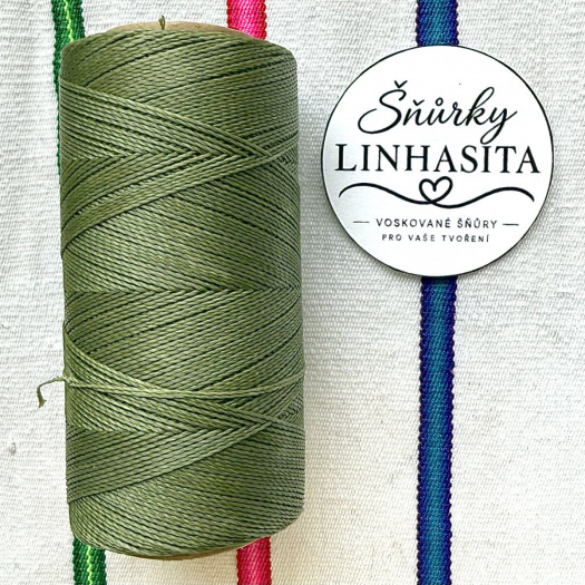 Linhasita 0,5 mm 90 celá cívka (světlá zelená)