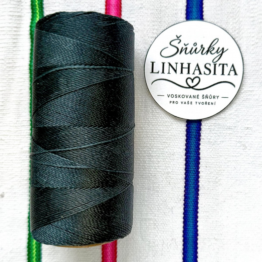 Linhasita 0,5 mm 202 celá cívka (tmavě zelená)