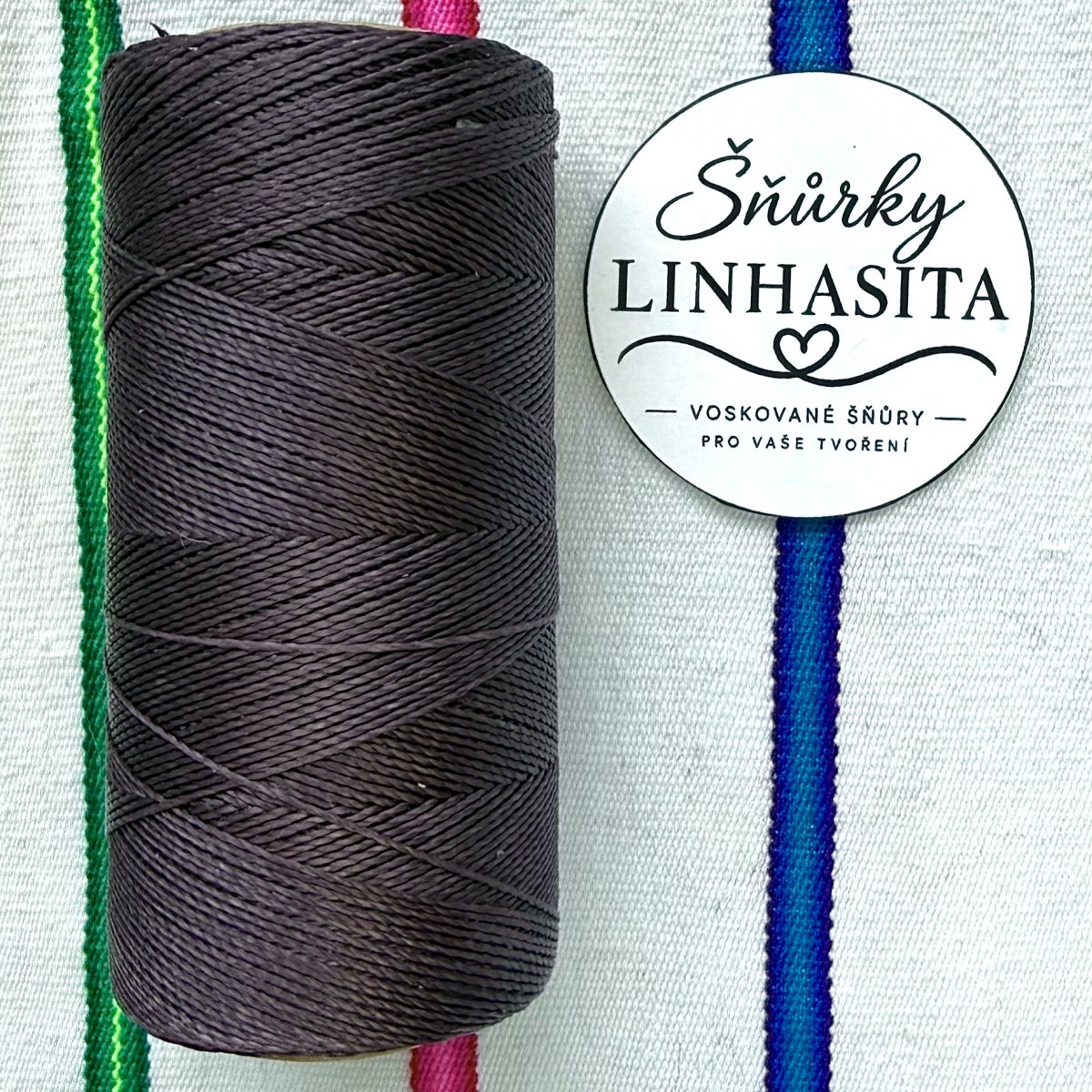 Linhasita 0,75 mm 211 celá cívka (nachově šedá)