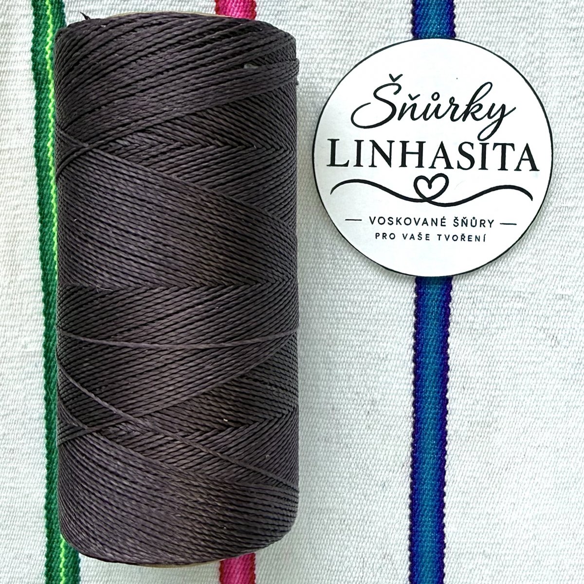 Linhasita 0,5 mm 211 celá cívka (nachově šedá)