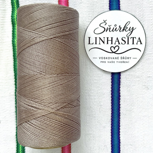 Linhasita 0,5 mm 213 celá cívka (béžová)